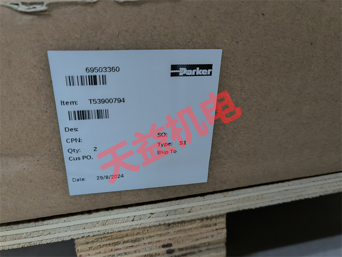 天益機電供應 PARKER 2024工業(yè)產(chǎn)品   "P1F-S050MS-0200-0000" "T53900794" "100-18-BX" "P3YKA00ESE" 